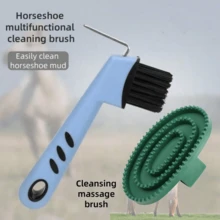 1pc Versatile Horse Hoof Pick & Brush, Easily Clean Dirt From Horse Hooves - Multicolor - View 13