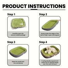 All Season Extra Large Comfortable Pet Bed - Removable And Washable, Soft Polyester Material, Durable Pet Mat, Suitable For Small, Medium And Large Dogs And Cats - Multicolor - View 9