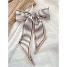 4pcs/Set Women's French Style Vintage Floral Striped Printed Scarf Hairband, For Casual, Elegant, Daily, And Dating Occasions, A Multi-Purpose Gift For Dress-Up Gym Valentine's Day Valentines Headband Turban Headband Sweatband, School Stuff, College, Headbands Fall Winter Hair Band Hair Accessories For Women For Vacation Outfits Woman - 彩色 - 查看 5