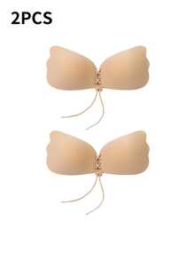 1/2件装夏季隐形文胸，适合搭配婚纱，无肩带粘性聚拢文胸，透气防下垂粘性文胸 - 彩色 - 查看 15