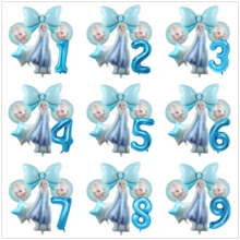 6pcs Theme Birthday Party Decoration Foil Balloons, Suitable For Home Party Decoration, Halloween Christmas Balloon Decoration - Multicolor - View 1