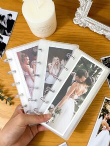 Personalized Photo Albums, Mini Long Strip Albums, Upload 10/20 Photos, Photo Printing Paper Set, Travel Keepsake Books, Personalized Custom Printing, Mini Photo Printing. A Birthday Or Anniversary Gift, Made With Premium Paper, Ideal For Parties, Weddings, Birthdays, Business Gifts, Christmas, Thanksgiving, Valentine's Day - Multicolor - View 10