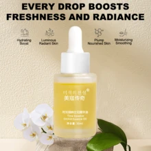 1 chai tinh chất làm sáng da Niacinamide, serum chống lão hóa, tinh dầu chiết xuất hoa lan 30ml, dưỡng ẩm sâu, chống lại các dấu hiệu lão hóa sớm, làm mờ nếp nhăn và vết chân chim, làm săn chắc da, cải thiện tình trạng da xỉn màu và làm sáng da, món quà chăm sóc da tuyệt vời dành cho bạn gái hoặc Ngày của Mẹ. - Màu vàng - Xem 8