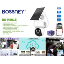 BOSSNEY 4MP High Definition Solar Powered Wireless Surveillance Camera With Infrared (PIR) Human Detection And Two-Way Intercom For Home, Outdoors And Yards. - White - View 11