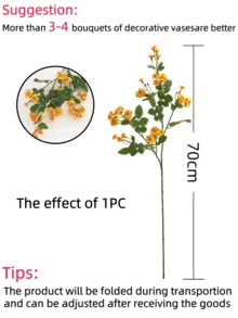 1/2支70厘米长茎人造玫瑰，迷你丝绸玫瑰，适用于家居、房间、书桌、派对、生日、卧室、婚礼、花园、室内外装饰、春季和情人节装饰 - 彩色 - 查看 17
