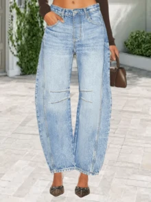 Women Pants - azul claro - Ver 3