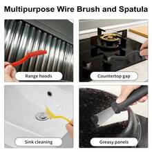 7Pcs Crevice Cleaning Brush Set, Hard Bristle Cleaning Supplies For Kitchen, Bathroom, Corner, Sink, Cup, Teapot, Bottle, Blender - Multicolor 7-piece Set - View 12