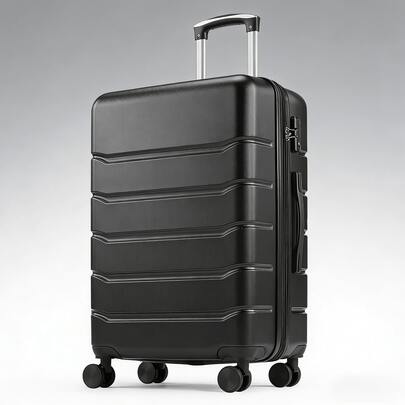 20/24/28 Inch 3-Piece Hard Shell Luggage Set, Lightweight Heavy-Duty ABS Material Expandable Rolling Suitcase With Double Silent Spinner Wheels, Durable Scratch-Resistant Travel Luggage For Business Trips, Weekend Getaways, Family Vacations & Student Travel