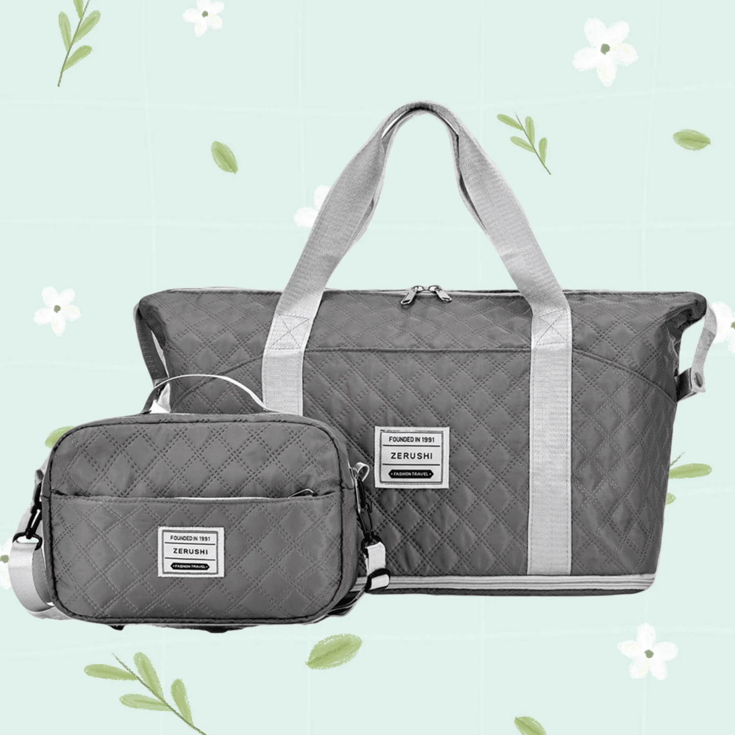 2026 New Travel Bag Set: Stylish, Large Capacity, Packs As You Like, Dry And Wet Separation, Sturdy And Durable, Perfect For Daily Commutes, Fitness, Travel, And Casual Outfits. A Must-Have!