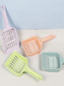 Plastic Cat Litter Scoop, Self-Cleaning Cat Litter Box Shovel, Kitten Toilet Cleaning Tool, Cat Supplies