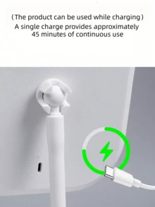 Rechargeable LED Makeup Mirror, 3 Lighting Modes, Touch Control, Adjustable Brightness, Portable Lighted Vanity Mirror, Travel Makeup Mirror With Lights - Multicolor - View 10