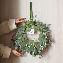 52片/26片/10片/1片 4种人造桉树叶和枝干，人造银元桉树叶，仿真植物喷雾，人造绿植 - 綠色 - 查看 8