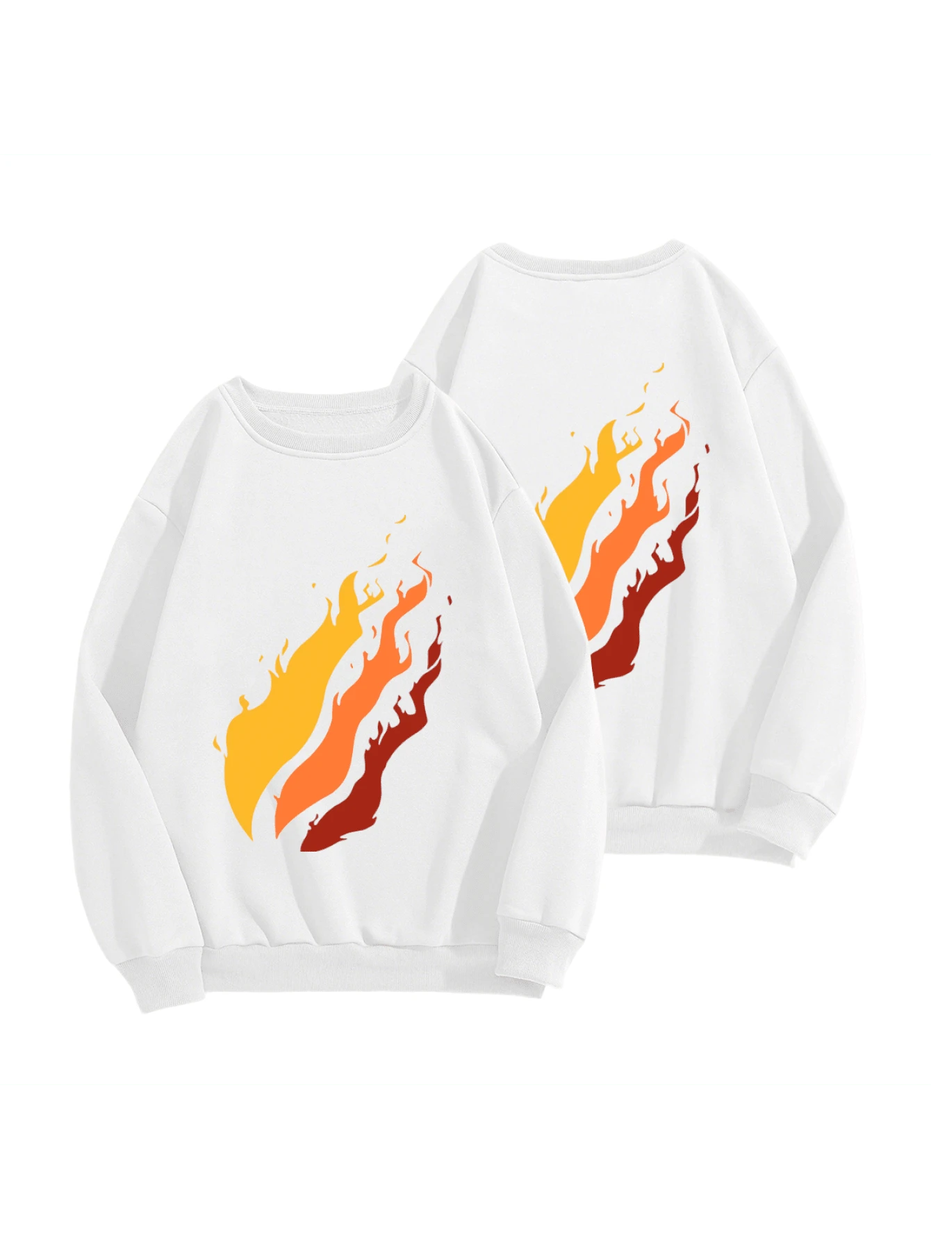 Preston Playz Men's Crewneck Sweatshirt Casual Long Sleeve Pullover Graphic Cozy Soft Top For Fall Winter Daily Wear - 白色 - 查看 1