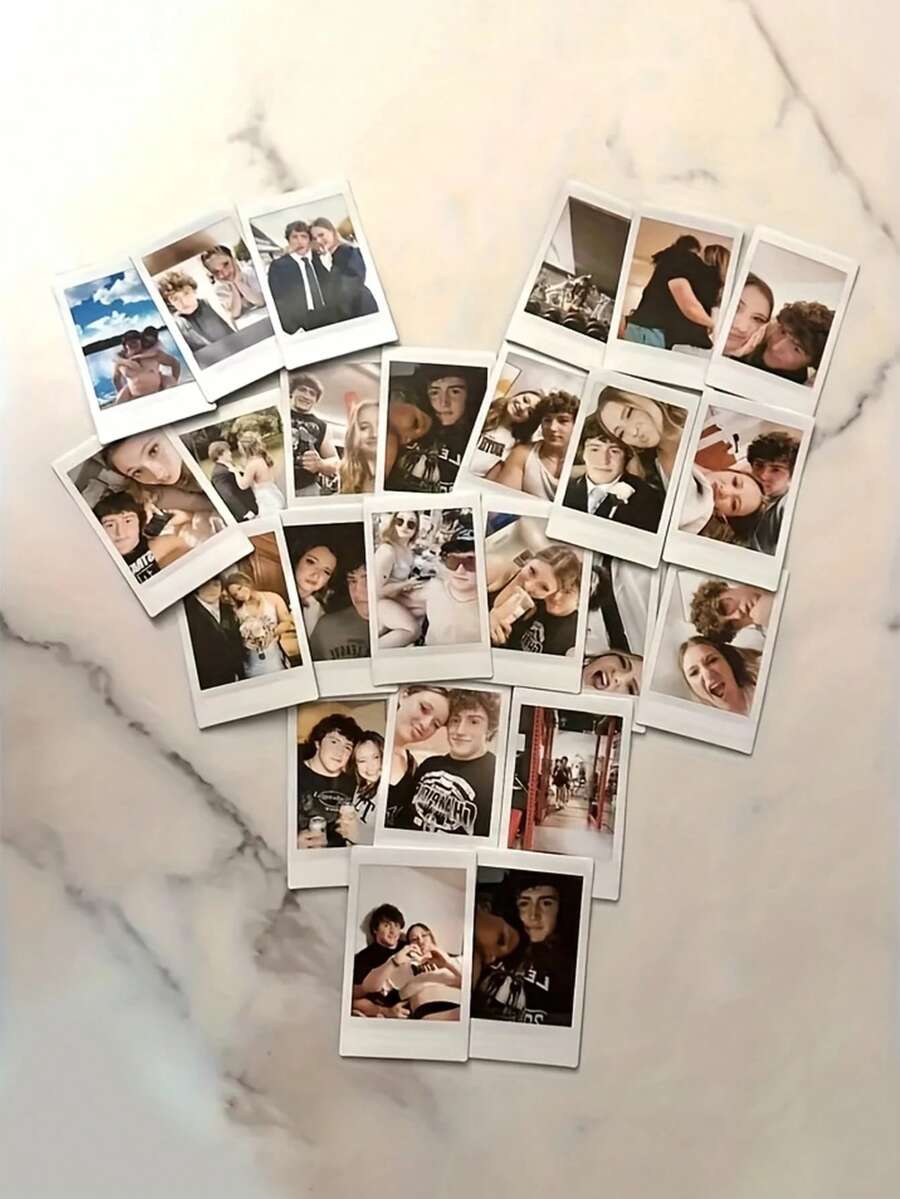 Personalized Photo Printing - Customized Anniversary And Valentine's Day Gifts (For Him/Her) | Options: 1pc, 5pcs, 10pcs | Unique Romantic Gift For Boyfriend, Girlfriend, Best Friend | Warm Gift For Birthday, Anniversary | Ready-To-Frame Love Story Artwork. Gift For Her, Gift For Him, Couple Photos, Christmas Gift, Personal Memento - Multicolor - View 1