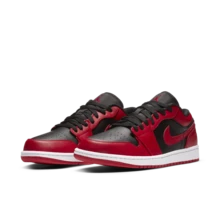 耐克 Air Jordan 1 Low 男子篮球鞋 553558-606 - 紅/粉紅/玫瑰紅 - 查看 6