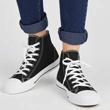 Star Shoes Casual All Original High Top Sneakers - Black and White - View 3