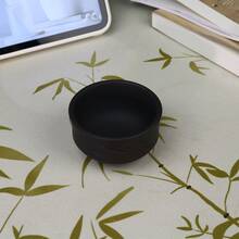 1 Set Lila Ton Hanwa Teekanne Set, handgefertigtes Lila Ton Teegeschirr, Heim- und Reise Tee Set, beinhaltet 1 Teekanne und 2 Gäste Teetassen, einzigartiges chinesisches Stil Teegeschirr, geeignet für Zuhause, Gäste und als Geschenk - Verschiedenfarbig - Übersicht 7