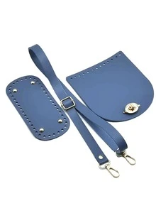 Bộ dụng cụ tự làm túi móc len 3 món, bao gồm quai giả da, đáy túi và nắp túi - Vật liệu thủ công làm túi, quai đeo điều chỉnh được thoải mái, phụ kiện đáy túi kèm kim loại, phù hợp với túi đan, túi móc, túi xách tay, là lựa chọn thay thế lý tưởng cho các sản phẩm thủ công thời trang và là sự lựa chọn hoàn hảo để làm túi xách tay, phụ kiện túi xách tự làm. - Nhiều màu - Xem 10