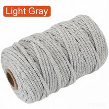 50M/164ft 3mm Colorful Rope String, Handmade DIY Binding Weaving Bag Wrapping Decor Macrame Accessories Materials - Color Mixing - View 33
