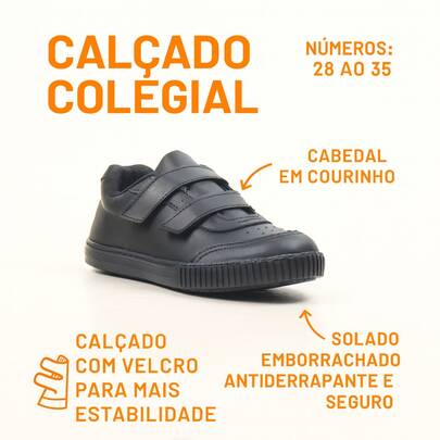 Tênis Infantil com Cadarço Confortável e Antiderrapante Ideal para Escola e Atividades