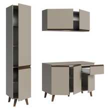 Cocina Integral Completa Modular Madesa Nice 160cm Crema - Beis - Ver 10