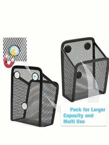 1 hộp đựng bút từ tính bằng lưới kim loại, hộp đựng đồ dùng văn phòng hình vuông tối giản, giá đựng bút bằng dây sắt, từ tính mạnh, thích hợp cho bảng trắng, văn phòng, tủ lạnh, nhà bếp, tủ đựng đồ, đồ dùng văn phòng, đồ dùng học tập. - Nhiều màu - Xem 6