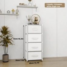 1件装简易储物柜，带多层抽屉，卧室内衣收纳架，家用组装式储物架，带抽屉的立方体储物柜，防尘衣柜，储物架，鞋架，独立式展示架，DIY组装，落地式储物架，书柜，适用于卧室、客厅、厨房、书房、办公室、度假收纳 - 彩色 - 查看 15