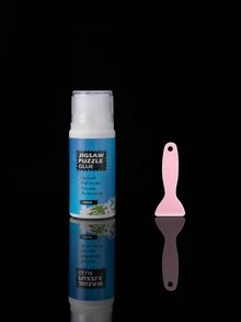 Finego 120ml Puzzle Glue With Sponge Tip, Plastic Scraper And Removable Glue Dots, Easy To Use, Fast Drying, Odorless, Suitable For 1000/1500/3000 Pieces Paper And Wooden Puzzles, Diamond Painting, Cross Stitch, Water-Soluble Special Art Craft Puzzle Sealant - Multicolor - View 13