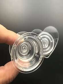 Solid Color 1/4 Packs Transparent Airbag Suction Cup Phone Holder, Desktop Heart-Shaped Airbag Stand, Silicone Multifunctional Bracket, Adhesive Phone Holder, Free, Phone Accessories, OctoBuddy, Phone Cases, Phone Accessories, Wallet Essential, Perfect Choice For Valentine's Day, Birthday, And Daily Surprises, Valentine's Day Gift, Birthday Gift - Multicolor - View 3