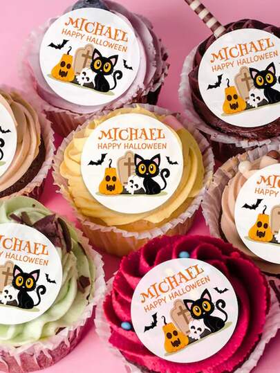 Customized Edible Water-Soluble Paper, Birthday Cake Pattern Water-Soluble Paper, Water Cup Decoration, Cocktail Decoration, Coffee Water-Soluble Paper Decoration, Beverage Water-Soluble Paper Decoration, Suitable For Parties, Banquets, Birthday Gatherings, Business Receptions