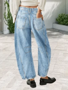 Women Pants - azul claro - Ver 2