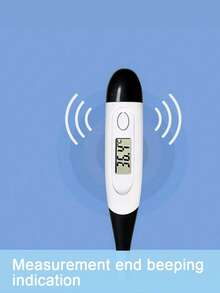 1/2pcs Adult Digital Thermometer, 10 Seconds Fast Oral Body Temperature Measurement For Fever, 2pcs Thermometer Set, Accurate Temperature Reading In Celsius/Fahrenheit, Family Healthcare, Gift, Household Essential, Health Essential - Multicolor - View 3