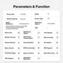 2025 New Kids Smart Watch, 300mAh Large Capacity Battery, 1.83" Touch Screen, Built-In 18 Games, Pedometer, Camera, Flashlight, Alarm Clock, Photo Album, Games, Calendar, Countdown, Calculator, Stopwatch And Other Functions