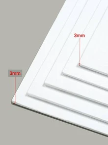 12pcs Portable Painting Boards, Suitable For Oil Painting, Acrylic, Watercolor And Gouache Creative Painting, Artist Preferred - White - View 8