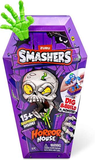  Smashers Horror House By ZURU, Interactive Toy, Collectable Toy For Kids And Teens