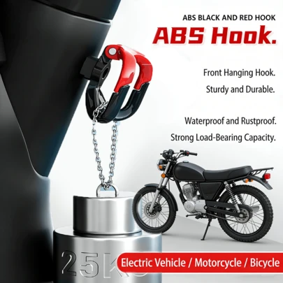 Universal Front Hook For Electric Scooters, Motorcycles, Bicycles - Handlebar Hook Without Drilling, Multifunctional Storage Hook, Can Be Used To Hang Bags