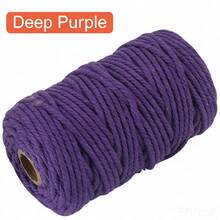 50M/164ft 3mm Colorful Rope String, Handmade DIY Binding Weaving Bag Wrapping Decor Macrame Accessories Materials - Color Mixing - View 34
