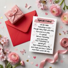 Funny Birthday Card For Him, "Glad We're Growing Old Together & You Have A Head Start" Humorous Card For Husband, Boyfriend, Best Friend - Red Heart Design - Single Piece - View 12