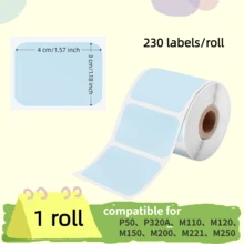 1Roll 1.57" X 1.18" (40x30mm) Thermal Square Labels For M110/M100/M220/M221/M108 Labeling Machines, Thanks Labels, Commercial Home Universal, Waterproof, Oil-Proof, Self-Adhesive And Tear-Resistant - 1.57" X 1.18" (40x30mm) - View 16