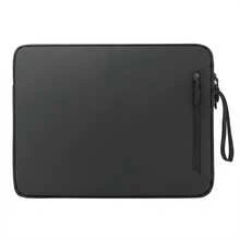 加厚防震笔记本电脑保护套，牛津布防水尼龙内衬，前置口袋，储物隔层，双拉链设计，适用于 13-14 英寸/14.1-15.4 英寸笔记本电脑（兼容 16 英寸）。 - 寶藍色 - 查看 1