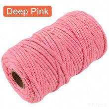 50M/164ft 3mm Colorful Rope String, Handmade DIY Binding Weaving Bag Wrapping Decor Macrame Accessories Materials - Color Mixing - View 31