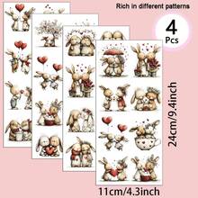 4 ملصقات نقل UV ذات موضوع اقتباس ألماني مضحك | ملصقات بلاستيكية لاصقة للحرف اليدوية والأكواب والأجهزة المحمولة وزجاجات المياه، طباعة عالية الجودة، متينة - متعدد الألوان - مشاهدة 2