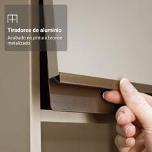 Cocina Integral Completa Modular Madesa Nice 240cm Crema - Beis - Ver 6