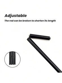 100 Pieces White And Black Cotton Swab Brushes For Lash Extension Tools - Black - View 3