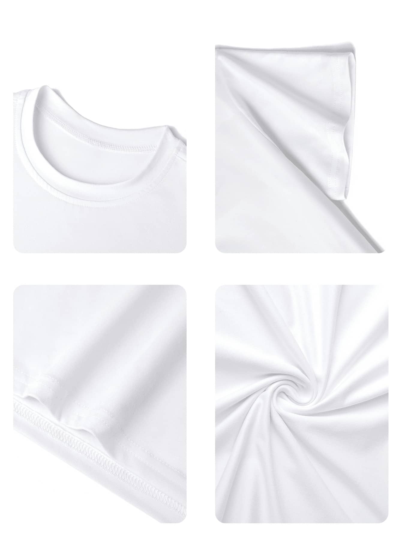 1pc Infant/Toddler Boys' Creative Cartoon Graphic Letter Slogan Print Basic Round Neck Short Sleeve T-Shirt, Casual & Fashionable - White - View 5