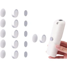 四件套磁性遥控器支架，壁挂式强力固定电视遥控器支架，遥控器磁性贴纸，免打孔墙贴收纳贴，双面强力磁扣，免打孔可调节磁性贴纸，防丢防滑家用办公通用磁性贴片 - 彩色 - 查看 2