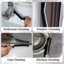 7Pcs Crevice Cleaning Brush Set, Hard Bristle Cleaning Supplies For Kitchen, Bathroom, Corner, Sink, Cup, Teapot, Bottle, Blender - Multicolor 7-piece Set - View 6