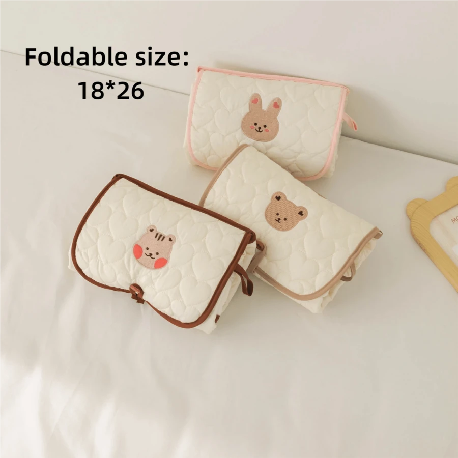 新款多功能婴儿尿布更换台，便携可折叠婴儿尿布包，方便携带，男女宝宝四季皆宜