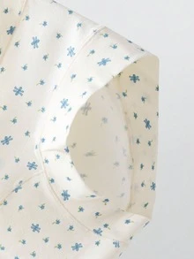 5pcs/Pack Women's Cotton Panties With Floral, Bow, Cute Design, Mid-Waist, Full Coverage, Seamless - Multicolor - View 8