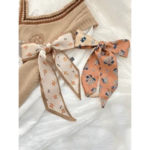 4pcs/Set Women's French Style Vintage Floral Striped Printed Scarf Hairband, For Casual, Elegant, Daily, And Dating Occasions, A Multi-Purpose Gift For Dress-Up Gym Valentine's Day Valentines Headband Turban Headband Sweatband, School Stuff, College, Headbands Fall Winter Hair Band Hair Accessories For Women For Vacation Outfits Woman - 彩色 - 查看 3